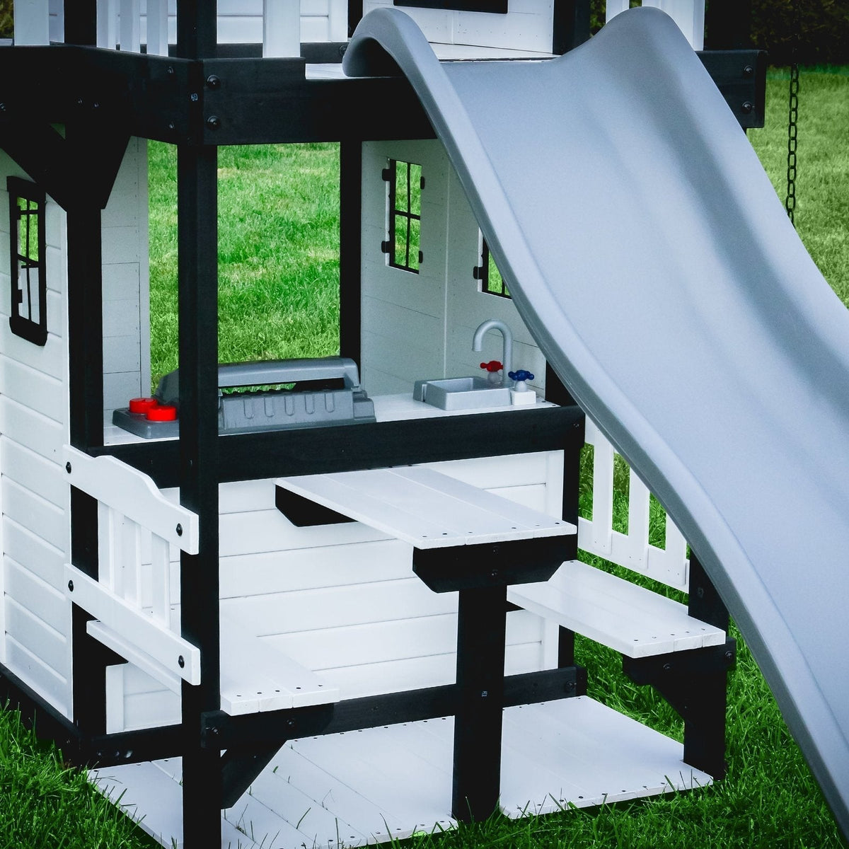Canyon Creek Swing Set – White - Prioka