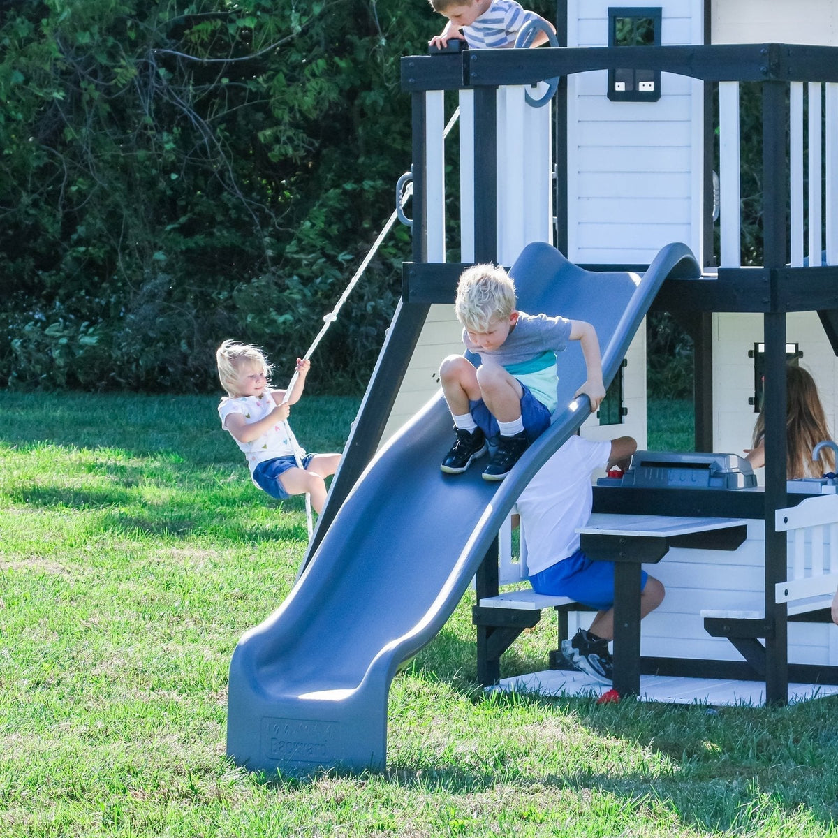 Canyon Creek Swing Set – White - Prioka