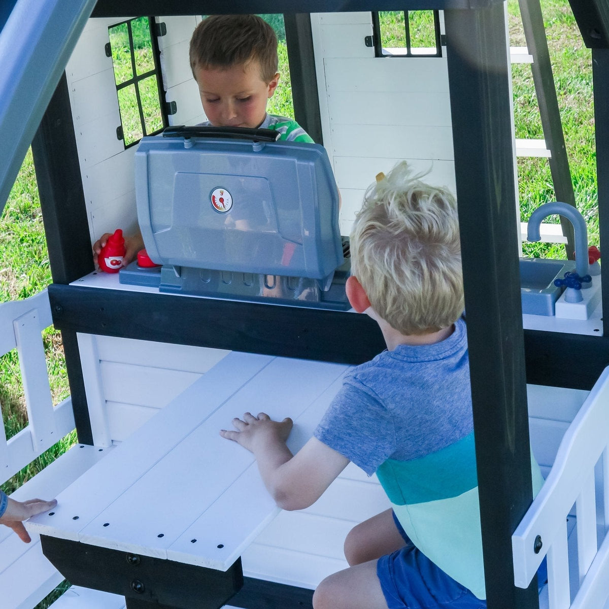 Canyon Creek Swing Set – White - Prioka