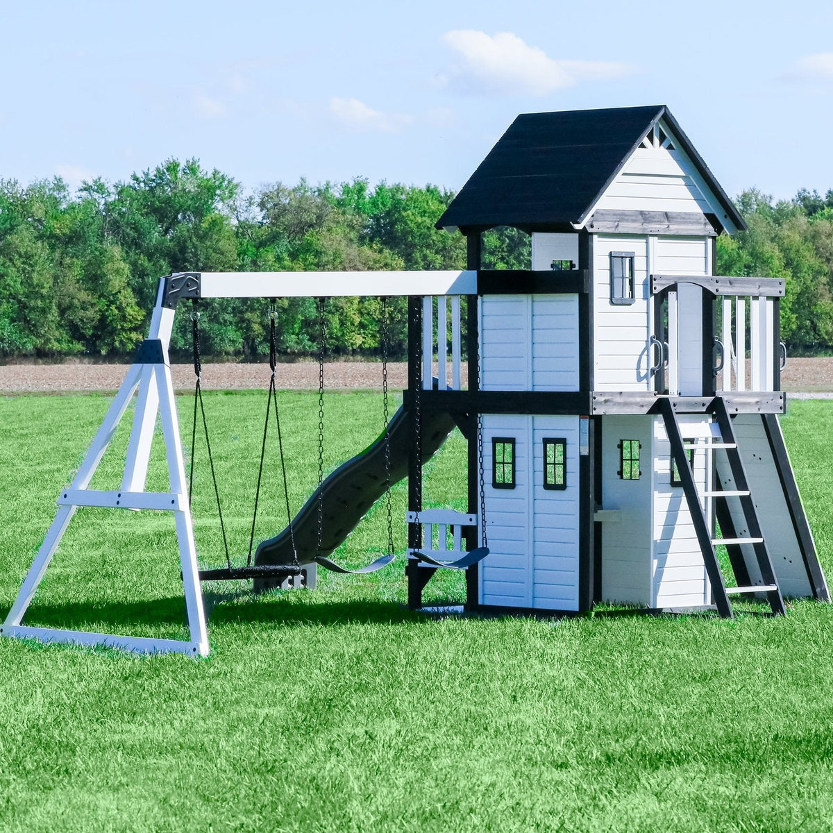 Canyon Creek Swing Set – White - Prioka