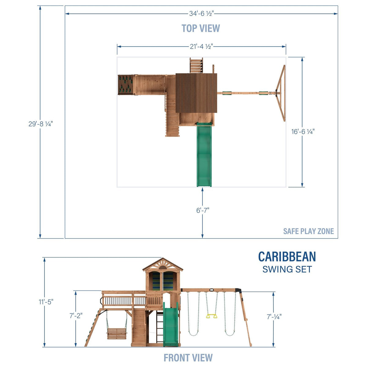 Caribbean Swing Set - Prioka