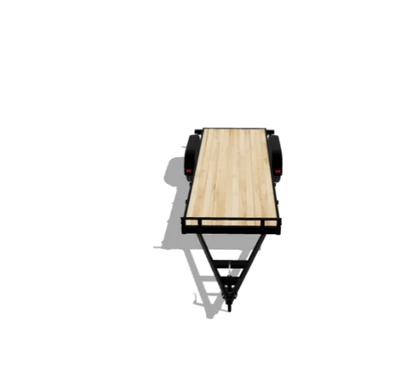 Carry-On Trailer 7-ft x 16-ft Treated Lumber Utility Trailer - Prioka