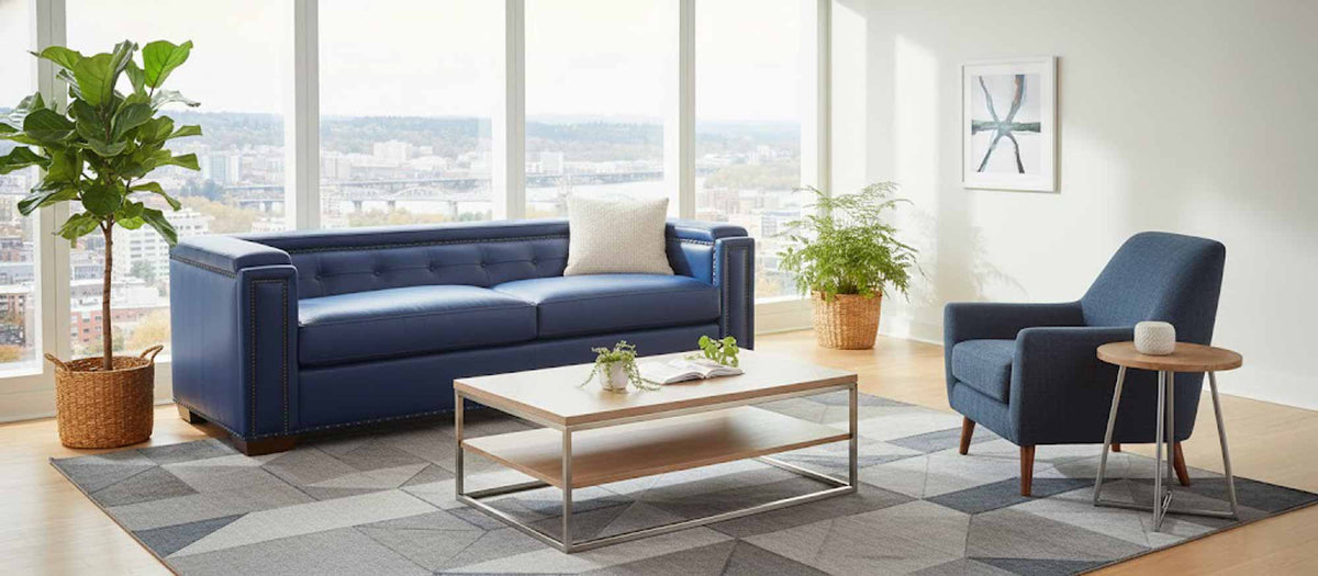 Caudalie Leather Sofa - Prioka
