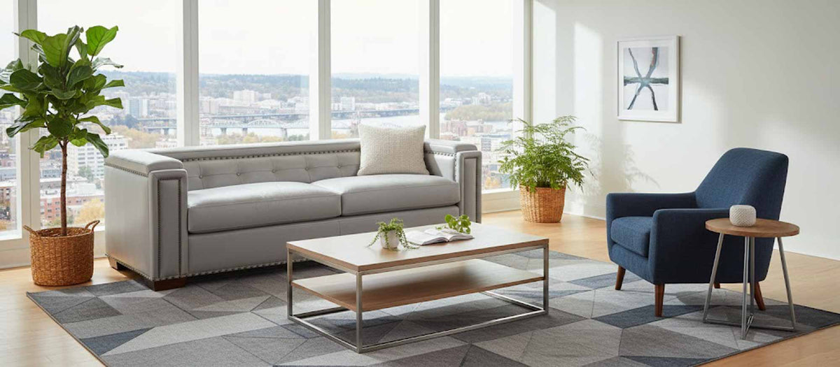Caudalie Leather Sofa - Prioka