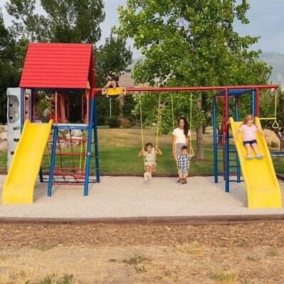Lifetime Big Stuff Deluxe Swing Set