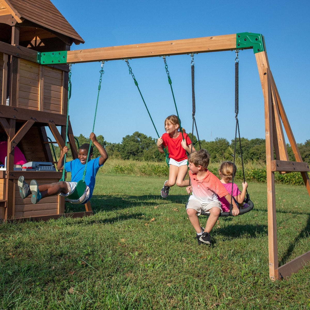 Cedar Cove Swing Set - Prioka