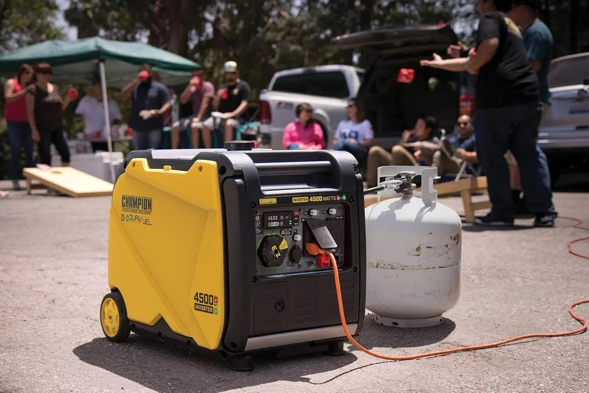 Champion 4,500-Watt Portable Dual Fuel Inverters Generators 200991 - Prioka
