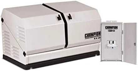 Champion Power Equipment 100177 8.5-kW Home Standby Generators with 50-Amp Outdoor-Rated Automatic Transfer Switchs - Prioka
