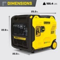 Champion Power Equipment 6500W Dual Fuel Ports Inverters Generator 201532 - Prioka