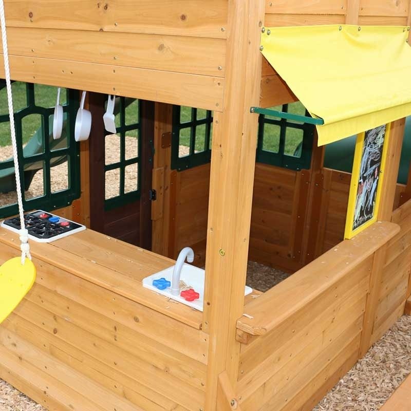 Charleston Lodge Wooden Swing Set / Playset - Prioka