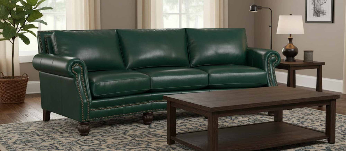 Chex Leather Conversation Sofa - Prioka