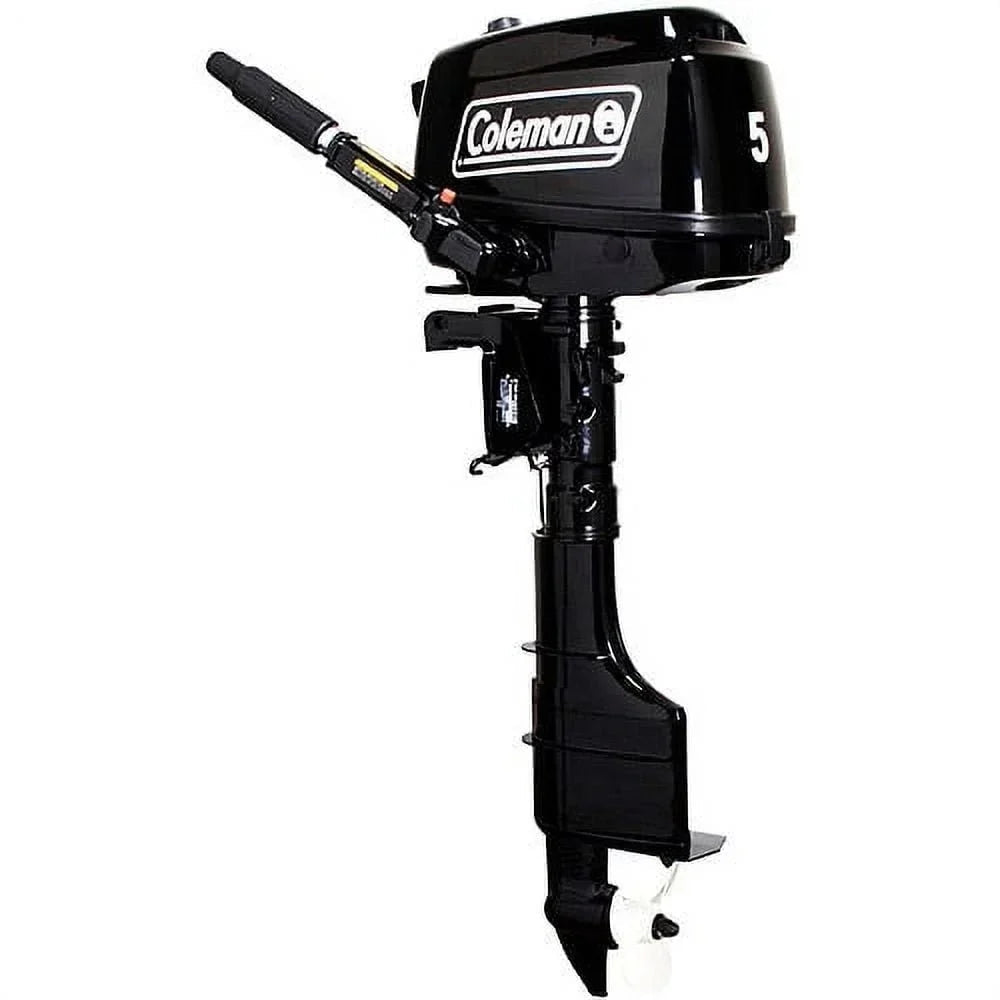 Coleman Powersports 5 HP 4 Stroke Outboards Boat Motors with Easy Pull Start F5BMS - Prioka