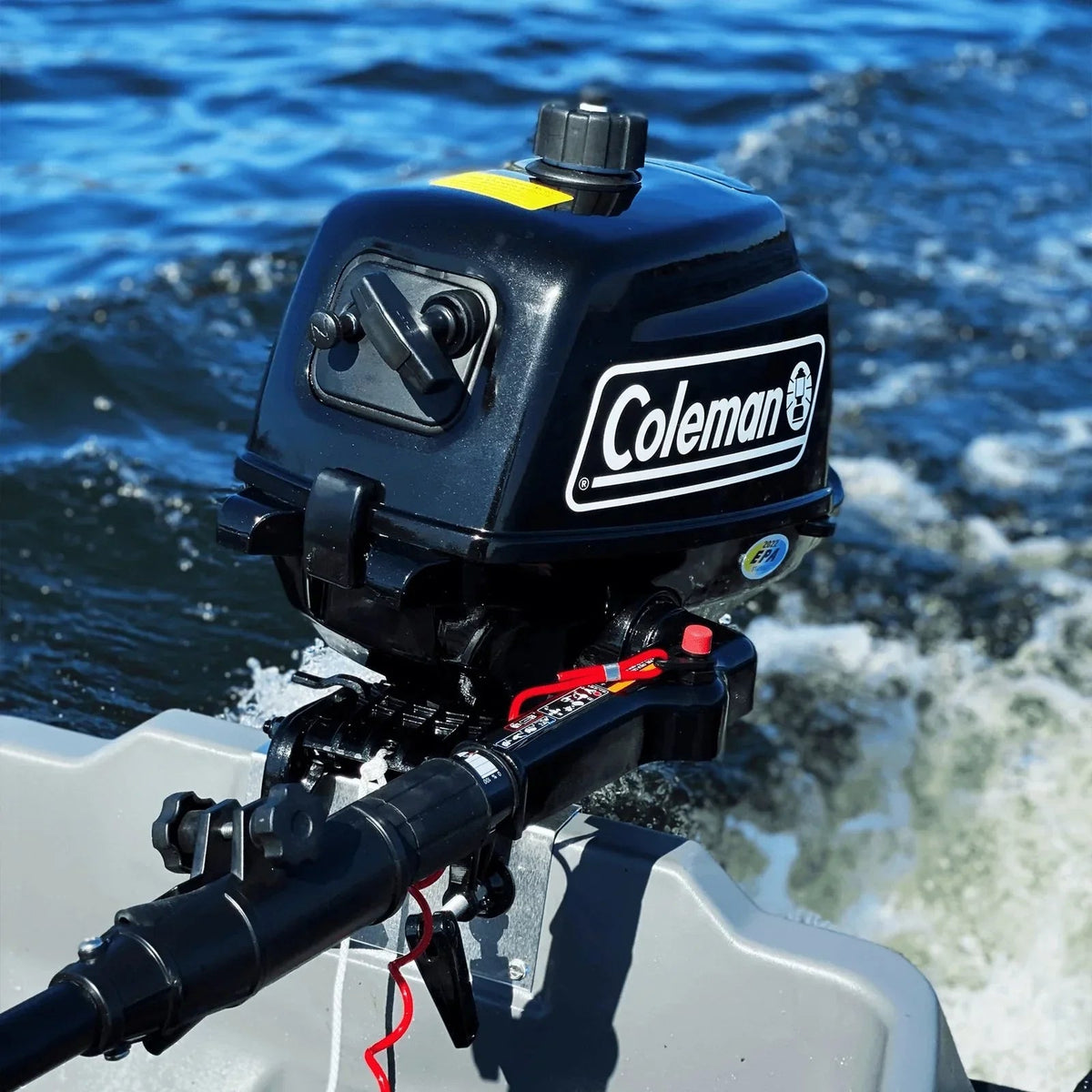 Coleman Powersports 5 HP 4 Stroke Outboards Boat Motors with Easy Pull Start F5BMS - Prioka
