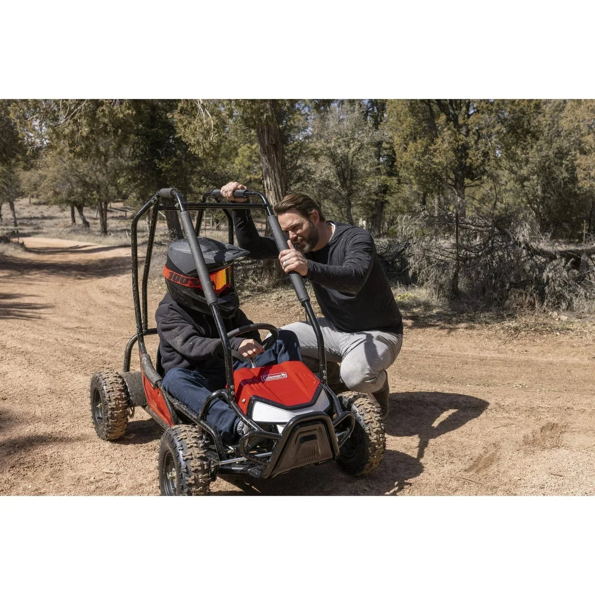 Coleman Powersports GK100 One-Seater Go Karts. - Prioka