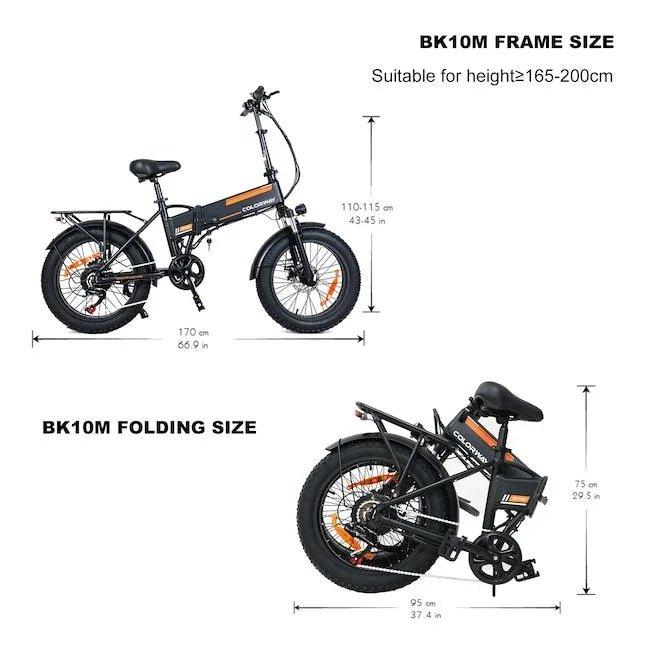 Colorway ORANGE Electric Bikes. - Prioka