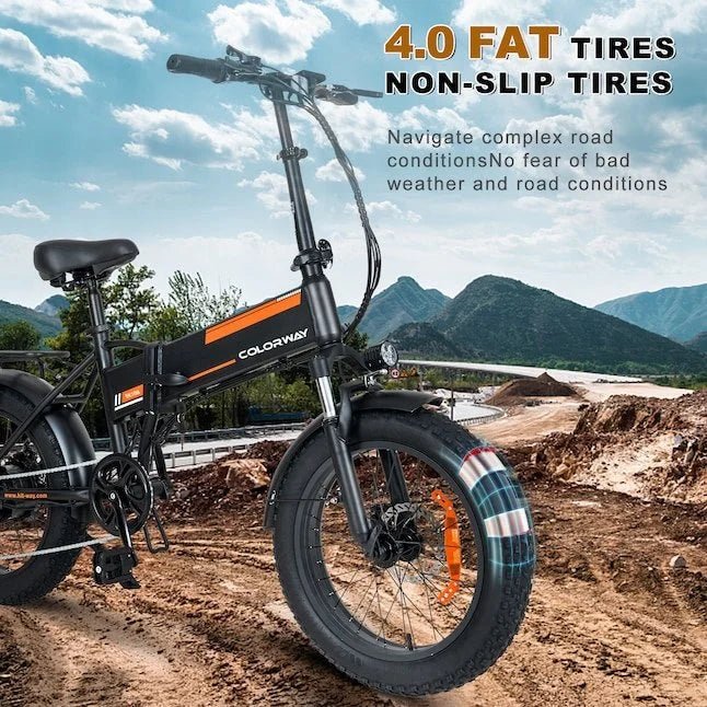 Colorway ORANGE Electric Bikes. - Prioka