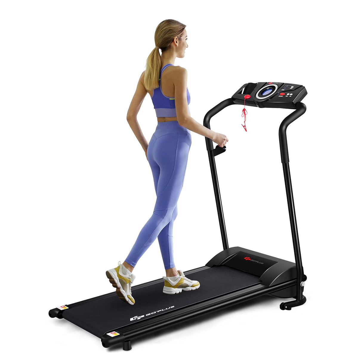 Compact Folding Treadmill for Home, Superfit Electric Walking Running Machine - Prioka