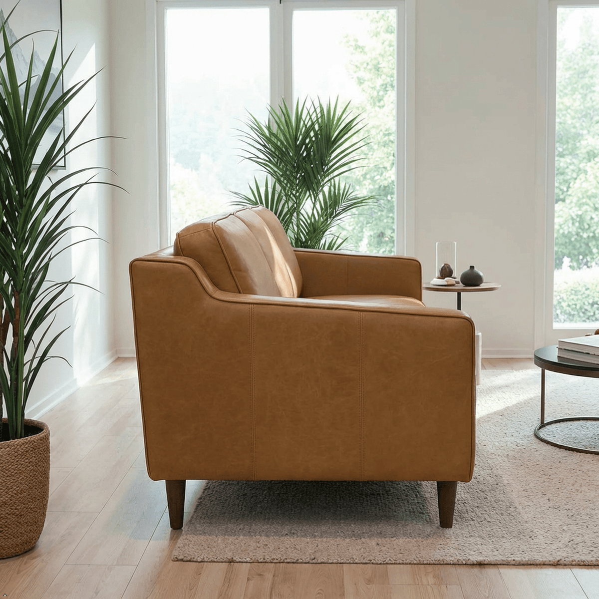 Cooper Leather Sofa - Prioka