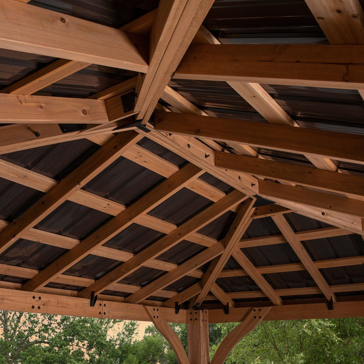Cordova 14×10 Outdoor Gazebo with Steel Frame and Weather-Resistant Canopy - Prioka
