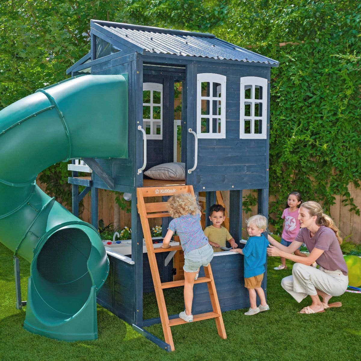 Cozy Escape Playhouse – Navy – Installation Available - Prioka