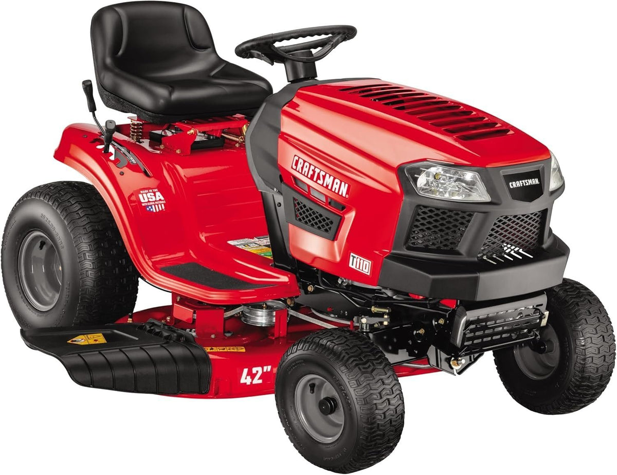 CRAFTSMAN 42-Inch Gas Riding Lawn Mower with Gear Drive - Prioka