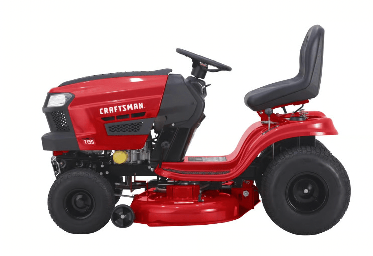 Craftsman T150 Gas Lawn Tractor | 46-in | 540cc | 19HP Briggs and Stratton Engine | Turn Tight Technology - Prioka