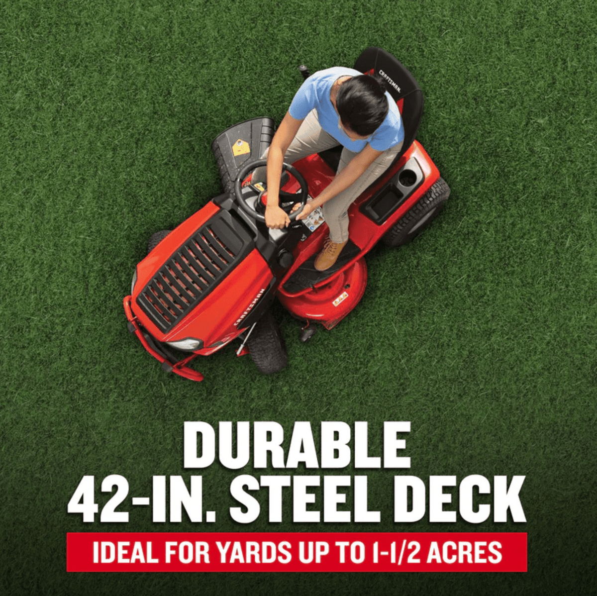 Craftsman T2200K | 42-in 20 HP 725cc Hydrostatic Riding Mower - Prioka
