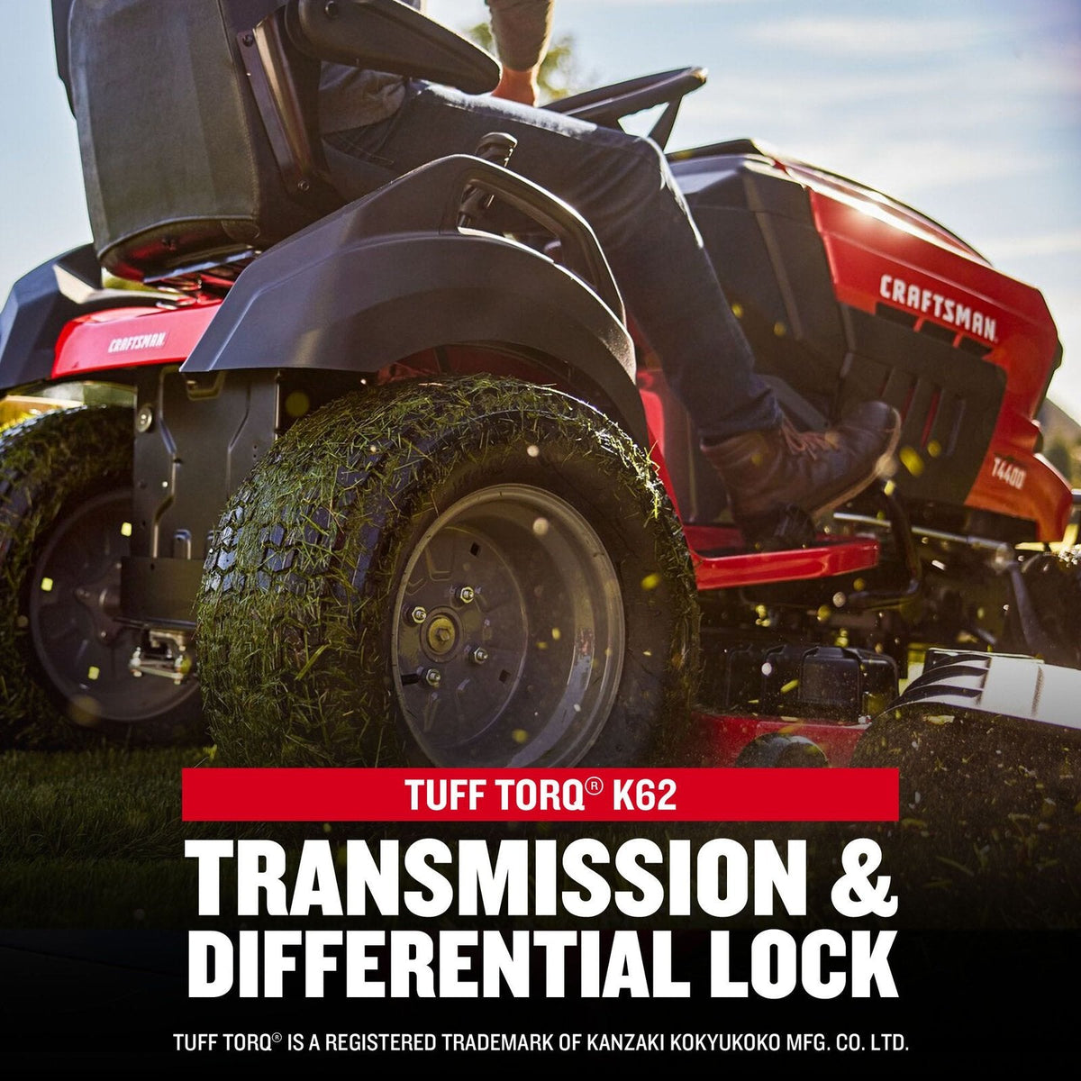 CRAFTSMAN T4400 | Riding Lawn Mower | 54-in Fabricated Deck | 24-HP Kawasaki V-Twin FR Engine | TURNTIGHT 5 in. Turning Radius - Prioka