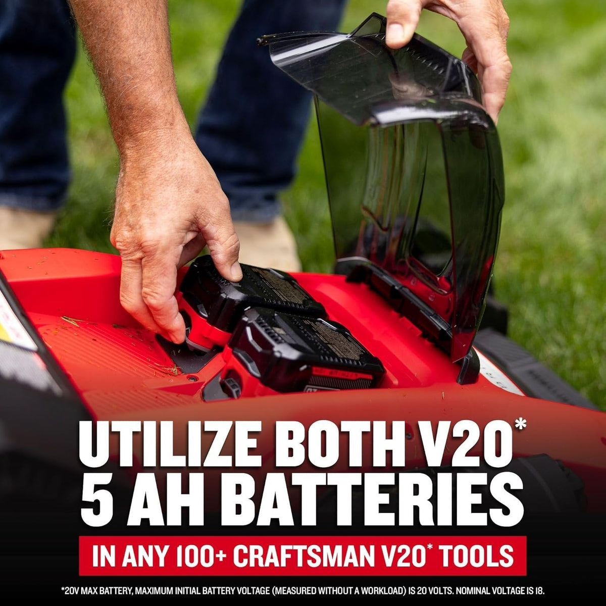 CRAFTSMAN V20 20-Inch Cordless Push Lawn Mower - Prioka