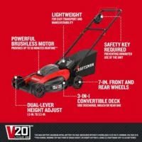 CRAFTSMAN V20 Lawn Mower, Push Mowers. - Prioka