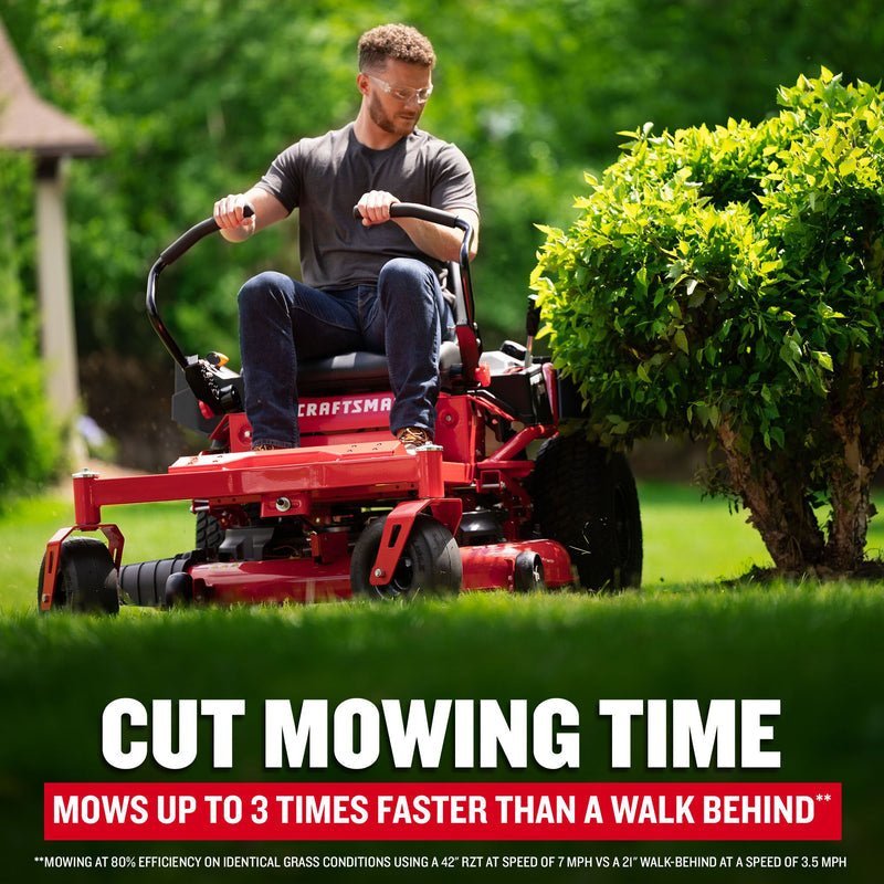 CRAFTSMAN Z3200 | 42in 547cc Gas Zero-Turn Riding Lawn Mower | Dual Hydrostatic Transmissions - Prioka