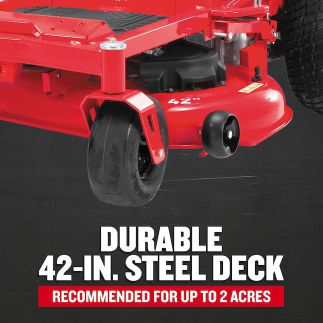CRAFTSMAN Z5200 | 42 in Gas Zero-Turn Riding Lawn Mower | 20HP Kohler 7000 Twin-Cylinder Engine | High Back Seat (17RRFACS093) - Prioka