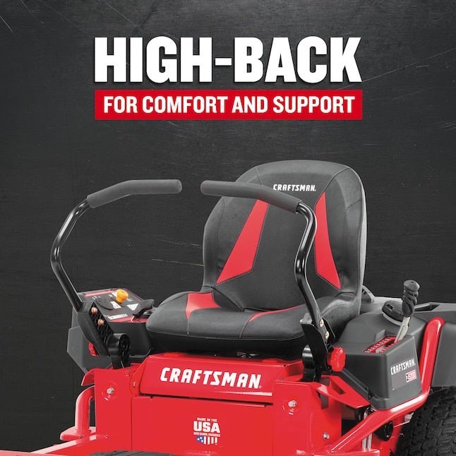CRAFTSMAN Z5200 | 42 in Gas Zero-Turn Riding Lawn Mower | 20HP Kohler 7000 Twin-Cylinder Engine | High Back Seat (17RRFACS093) - Prioka