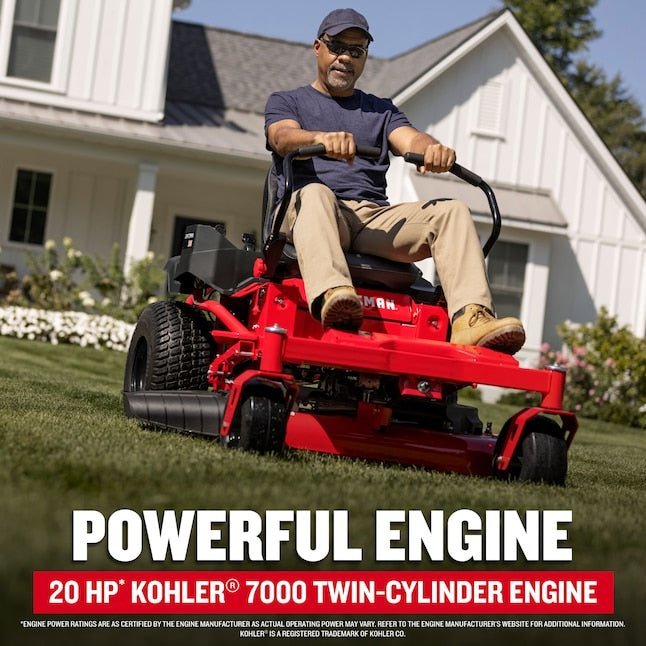 CRAFTSMAN Z5200 | 42 in Gas Zero-Turn Riding Lawn Mower | 20HP Kohler 7000 Twin-Cylinder Engine | High Back Seat (17RRFACS093) - Prioka