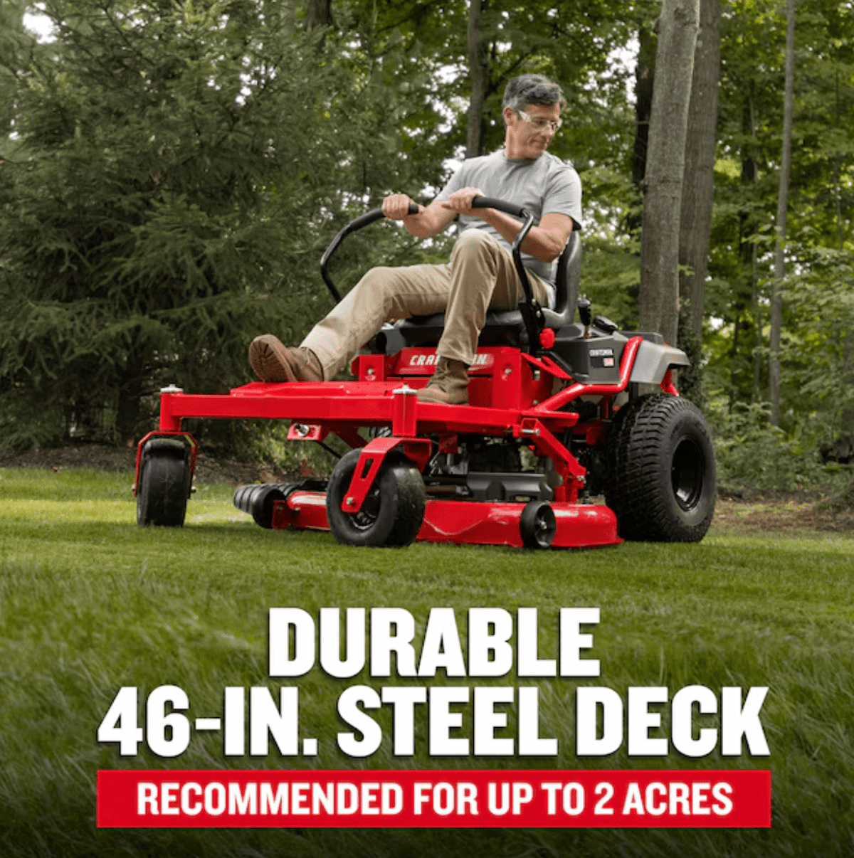 CRAFTSMAN Z5400 | 46in 22HP Zero-Turn Riding Mower | 22 HP Kohler Engine | Hydrostatic Transmission | High-Back Seat (17ARFACT093) - Prioka