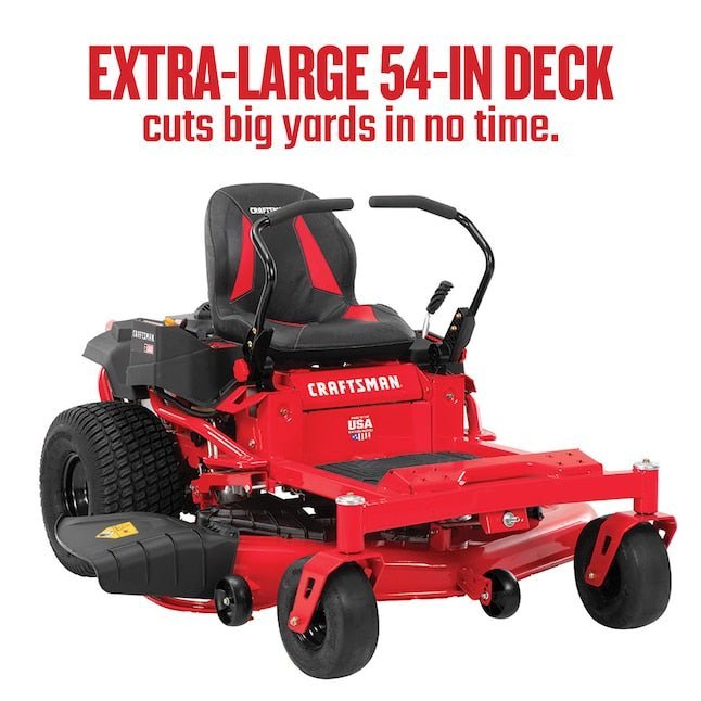 CRAFTSMAN Z5800 | 54-in Zero-Turn Lawn Mower | 24 HP Kohler Engine | Dual Hydrostatic Transmission (17ARFACW093) - Prioka