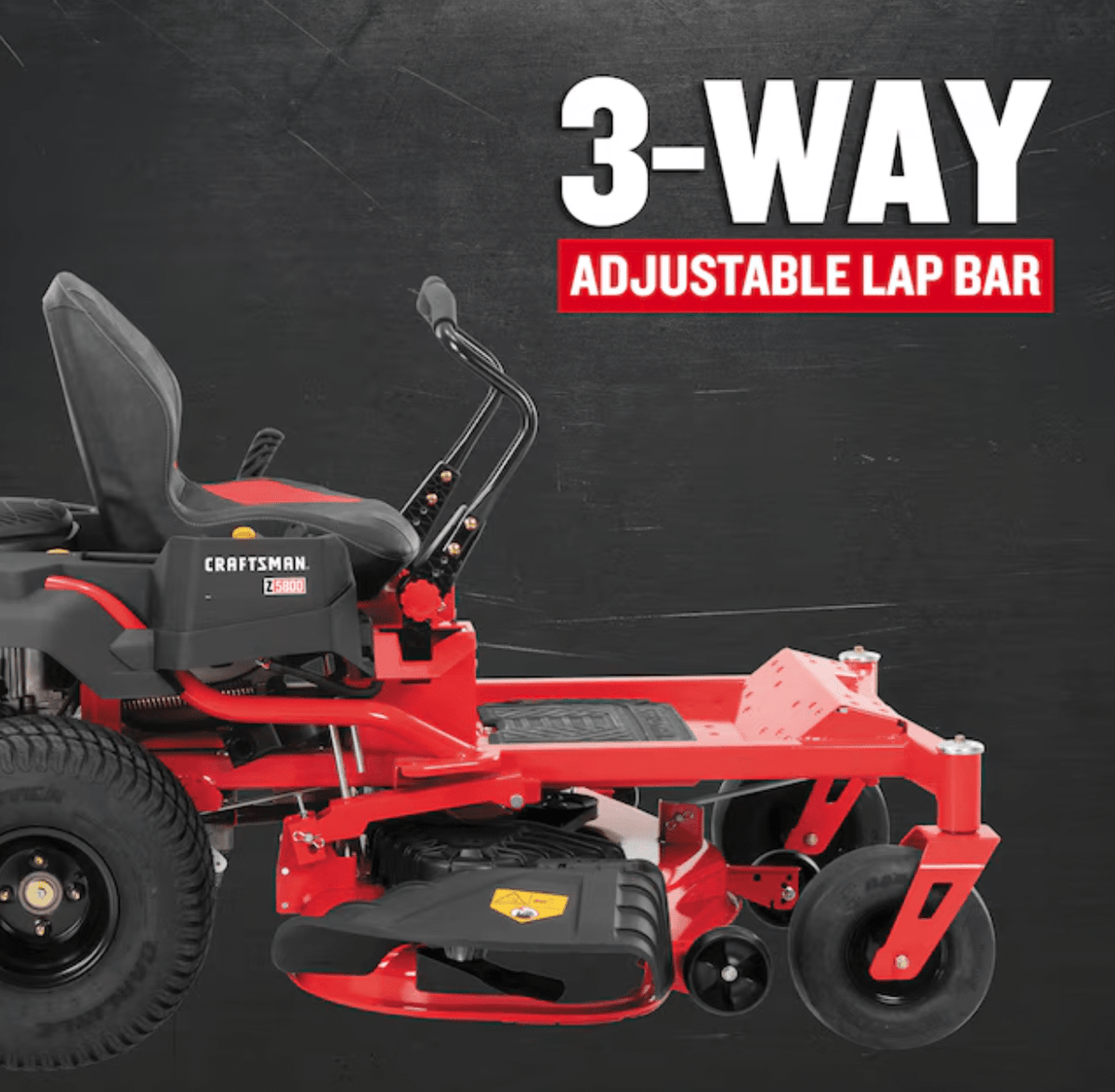 CRAFTSMAN Z5800 | 54in 24HP Zero-Turn Riding Mower | 24 HP Kohler Engine | High-Back Seat (17RRFACW093) - Prioka