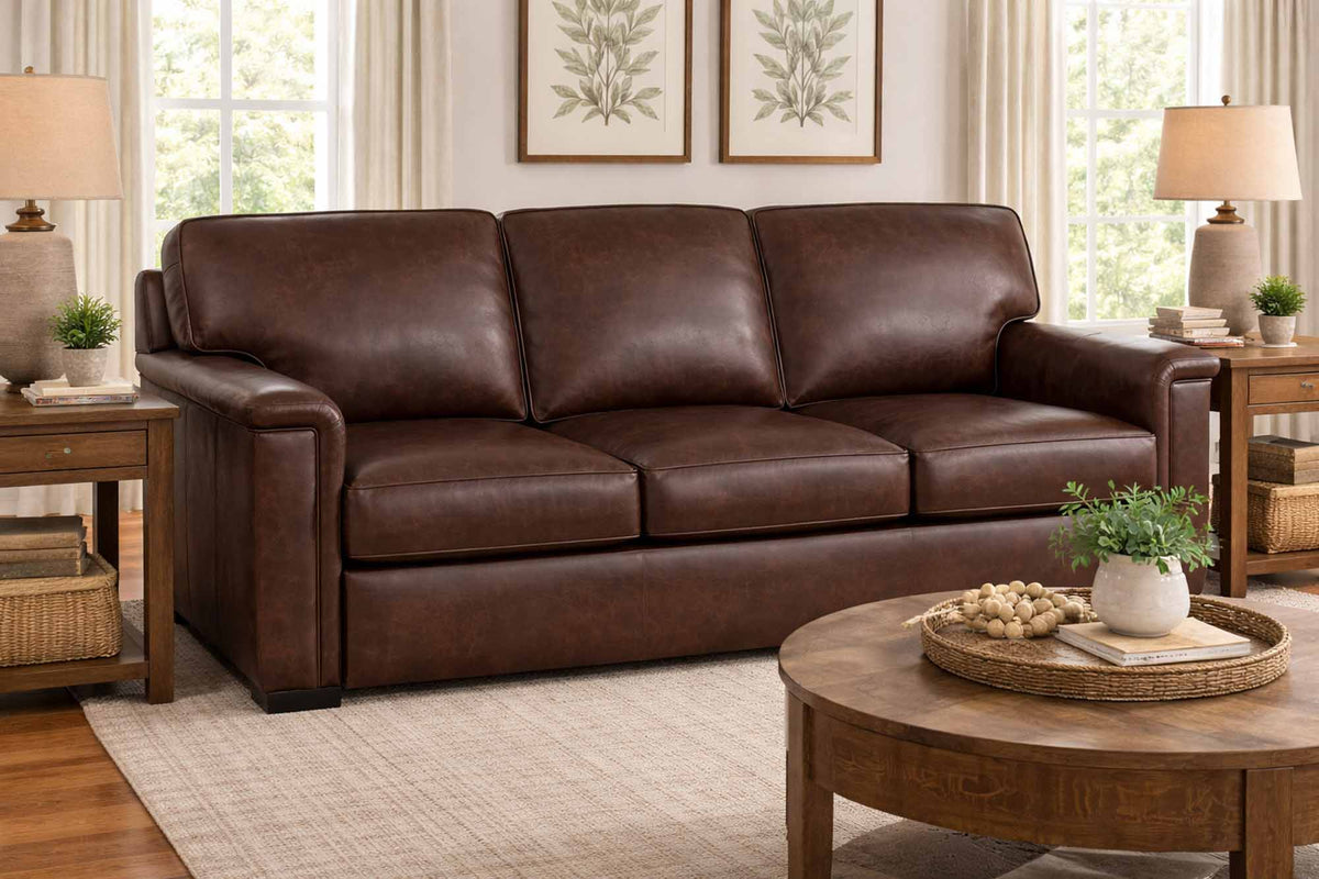 Craig Leather Sofa - Prioka