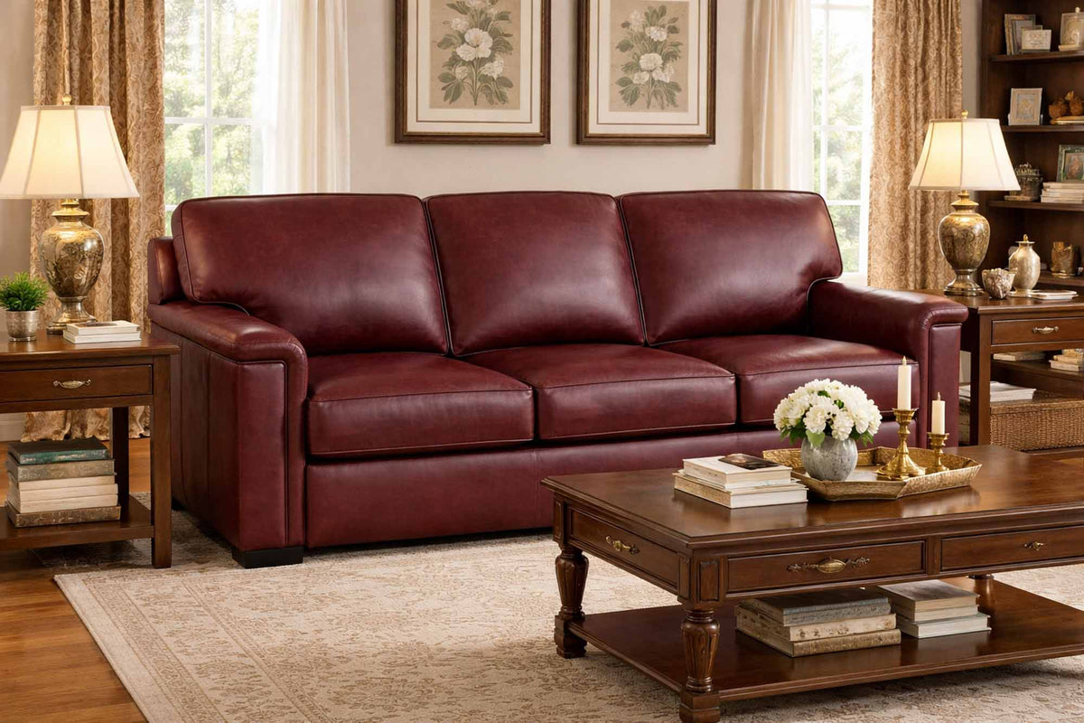 Craig Leather Sofa - Prioka