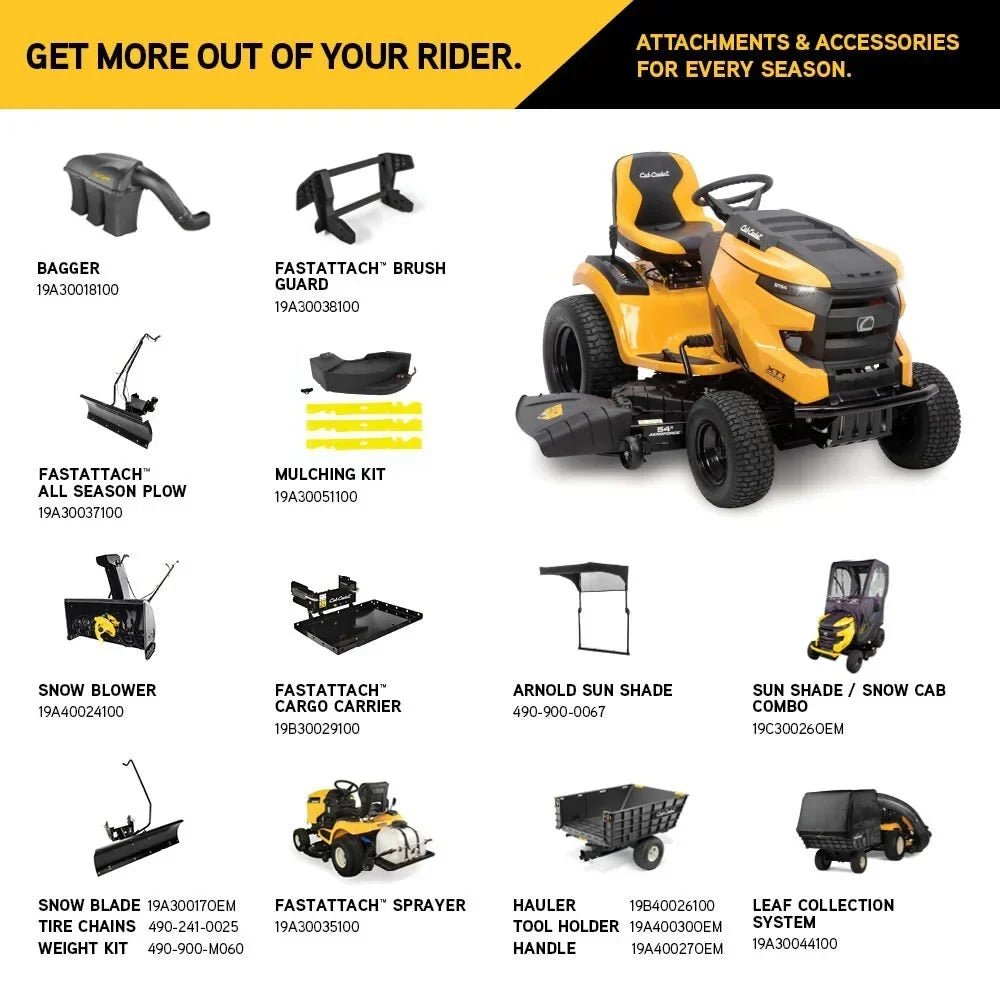 Cub Cadet XT1 GT54 Riding Lawn Mowers. - Prioka