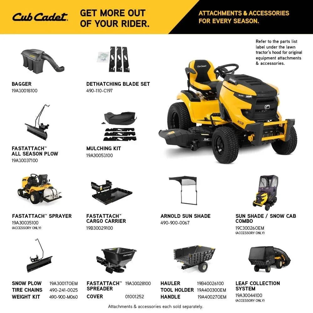 Cub Cadet XT2 SLX54 54″ Residential Ridings Mowers (13A5A2TMA10) - Prioka