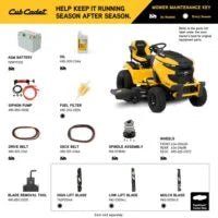 Cub Cadet XT2 SLX54 54″ Residential Ridings Mowers (13A5A2TMA10) - Prioka
