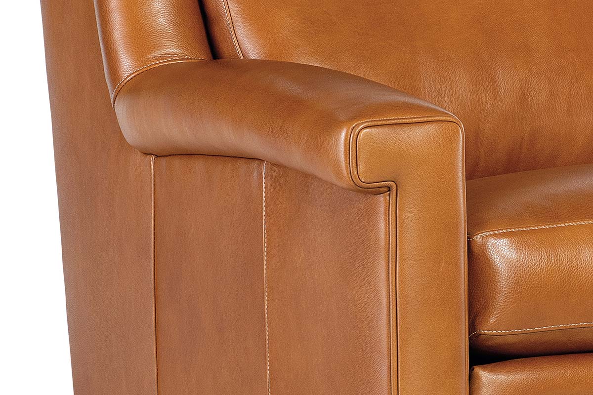 Dale Leather Power "WALL HUGGER" Pillow Back Living Room Reclining Chair - Prioka