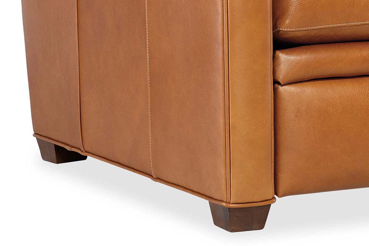Dale Leather Power "WALL HUGGER" Pillow Back Living Room Reclining Chair - Prioka