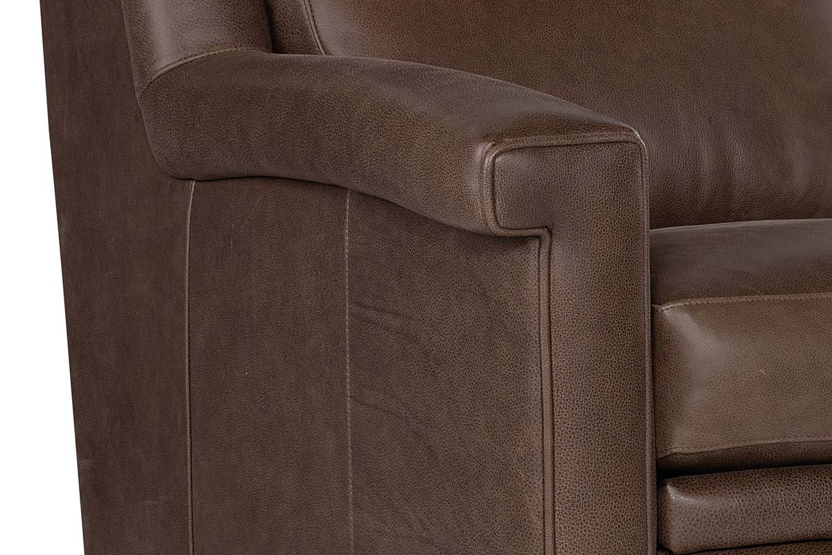 Dale Leather Power "WALL HUGGER" Pillow Back Living Room Reclining Chair - Prioka