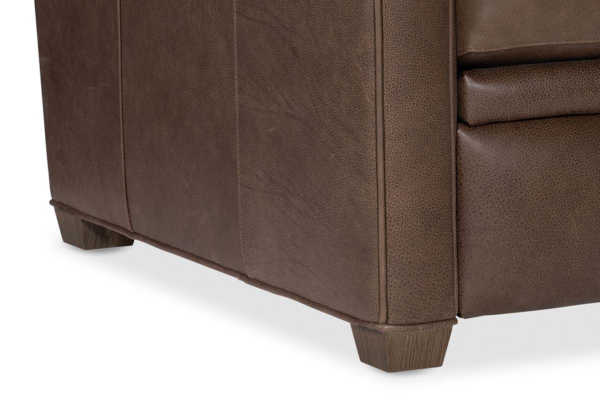Dale Leather Power "WALL HUGGER" Pillow Back Living Room Reclining Chair - Prioka