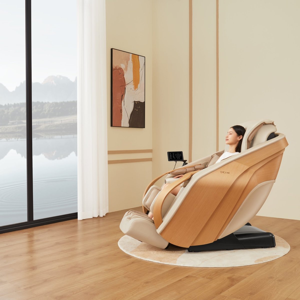 DCore 2 - Made in Japan Ultra Premium Massage Chair w/ Oak Side Panels - Prioka