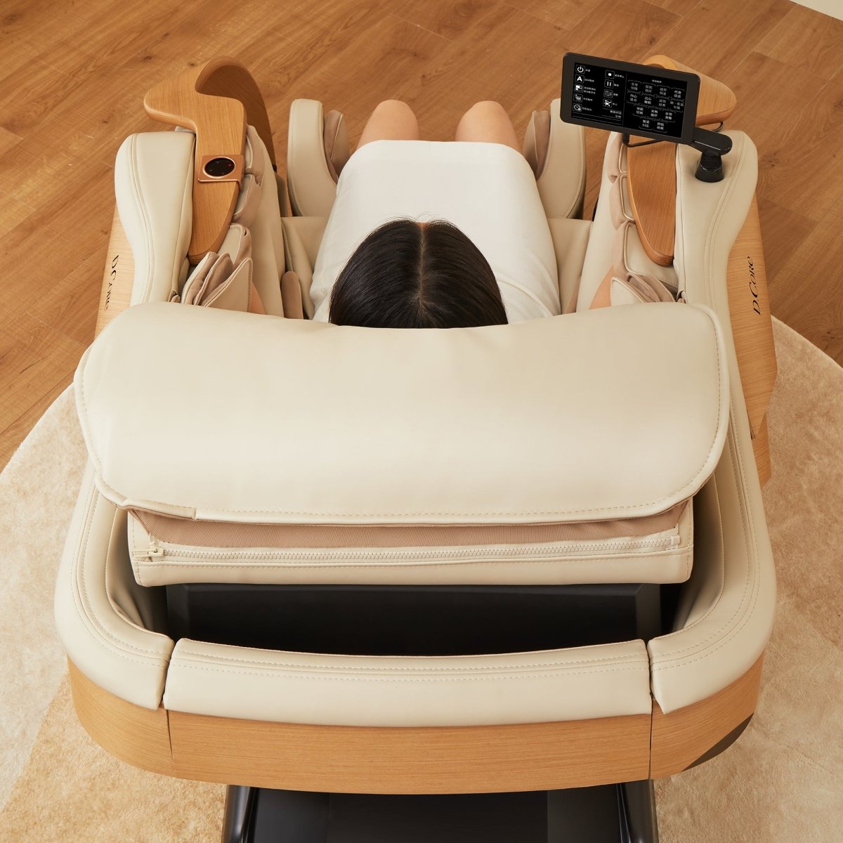 DCore 2 - Made in Japan Ultra Premium Massage Chair w/ Oak Side Panels - Prioka