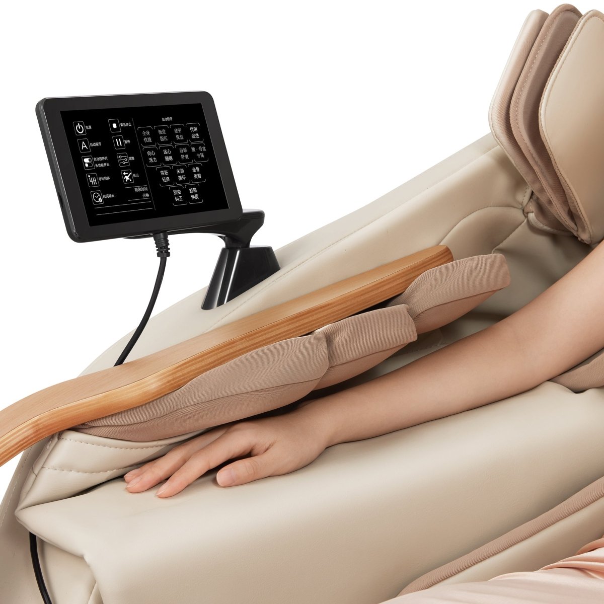 DCore 2 - Made in Japan Ultra Premium Massage Chair w/ Oak Side Panels - Prioka