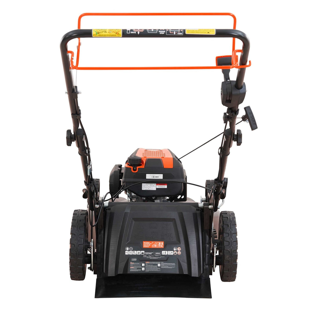 24 in. 201 cc SELECT PACE 6 Speed CVT High Wheel RWD 3-in-1 Gas Walk Behind Self Propelled Lawn Mower W/ Recoil Start